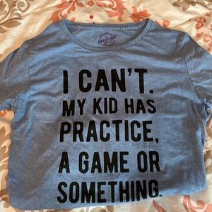 Funny T-shirt by Crazy Dog, size large, practice/game